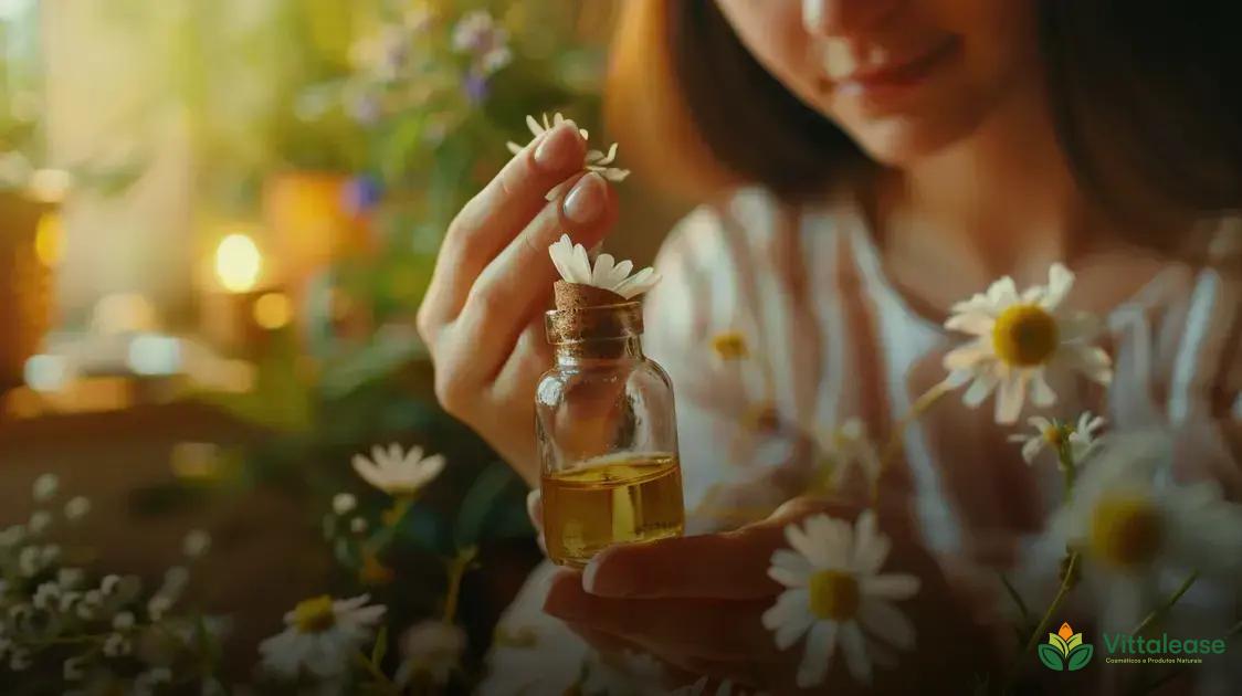 Ação Anti-inflamatória do Óleo de Camomila