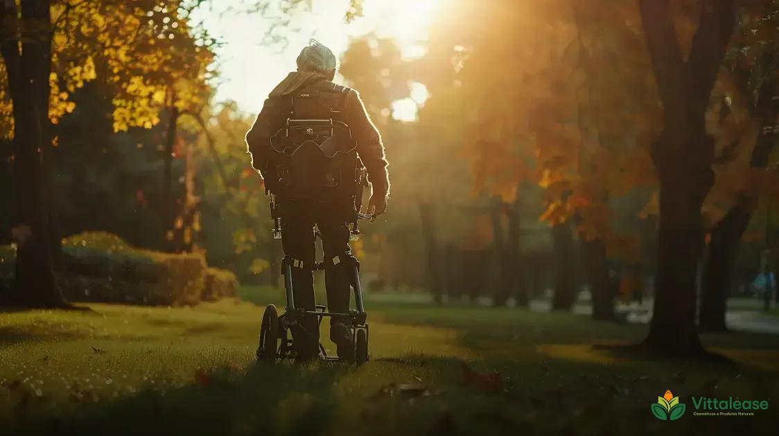 Adaptando a caminhada terapêutica para idosos com mobilidade reduzida