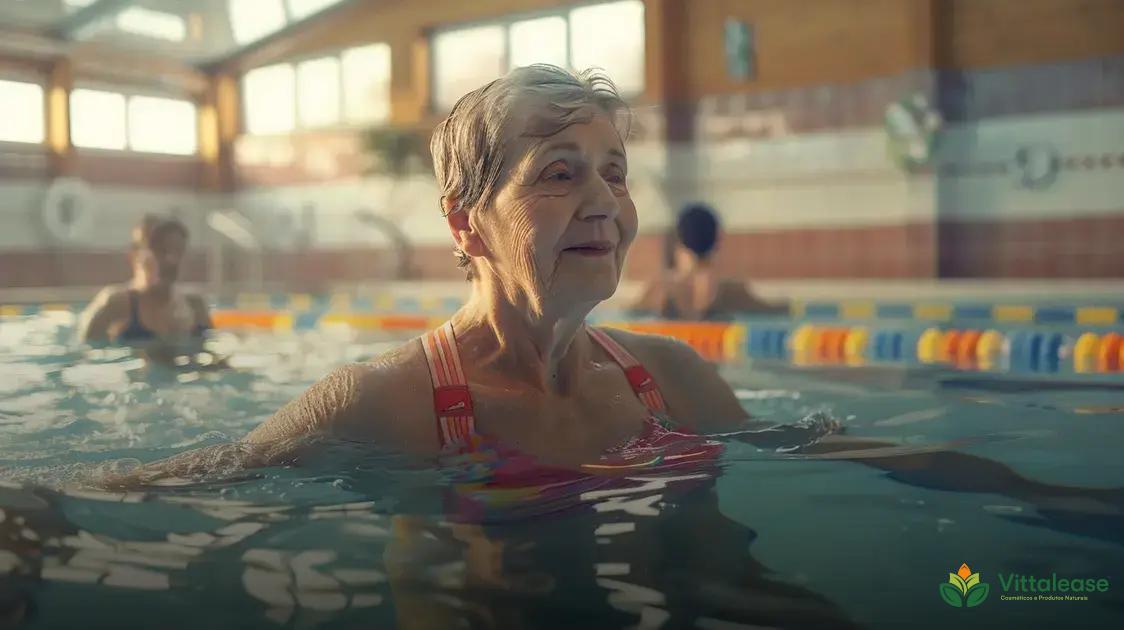 Dicas para praticar hidroginástica com segurança para idosos hipertensos