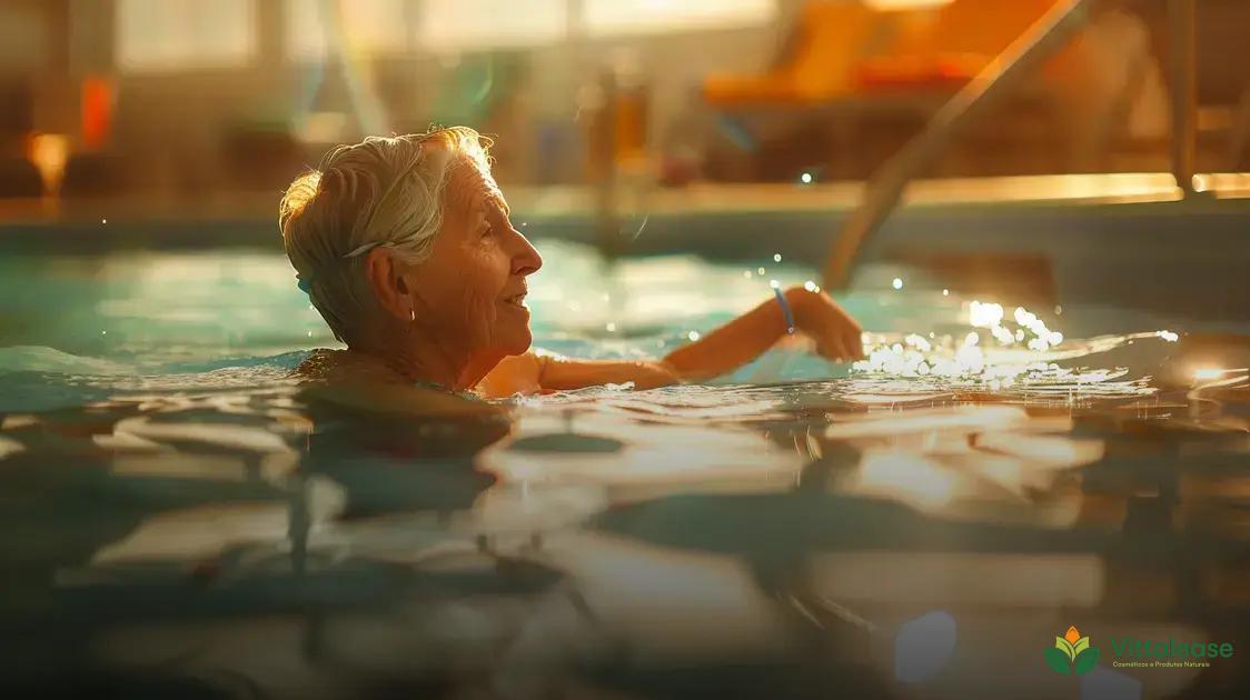 Exercícios aquáticos adequados para idosos em reabilitação pós-cirúrgica
