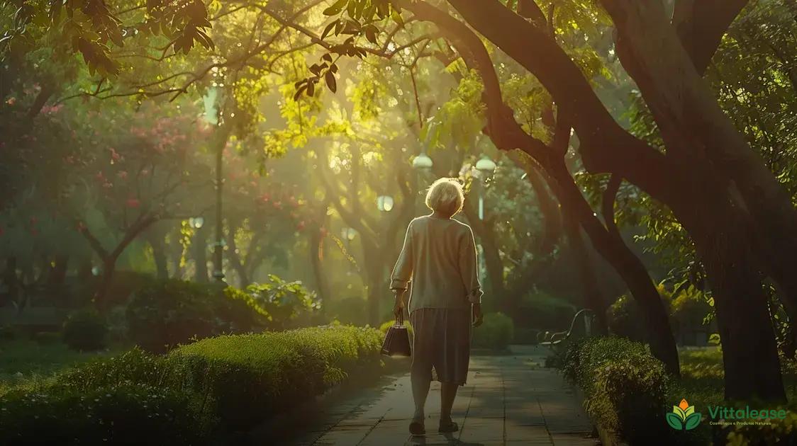 Integrando a caminhada terapêutica em um estilo de vida saudável para idosos